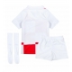 Croazia Maglia Gara Casa Repliche Europei 2024 Bambino